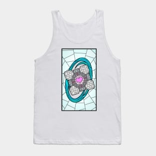 Portal Stained Glass (Blue) Tank Top